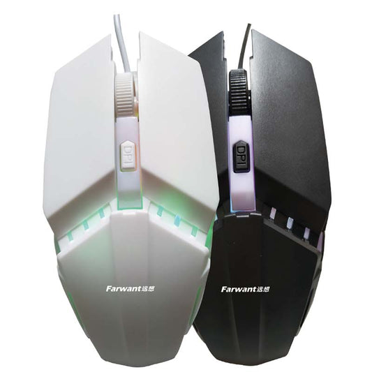 FARWANT Wired Gaming Backlit Mouse