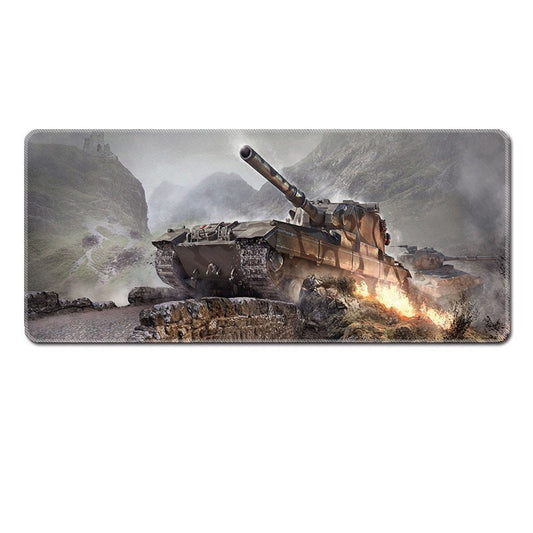 Tank Over Bridge Thickened Gaming Mouse Pad