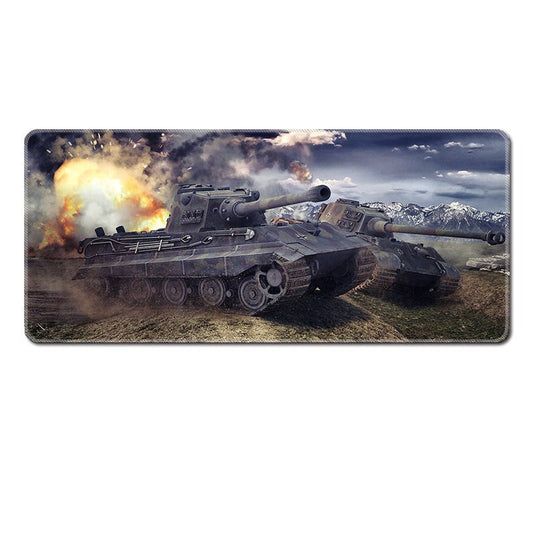 Double Tanks And Explosion Thickened Gaming Mouse Pad