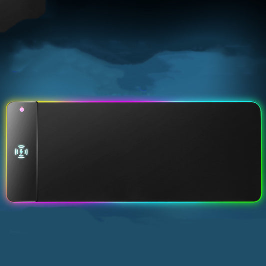 RGB Lighting Mouse Pad With Wireless Charging