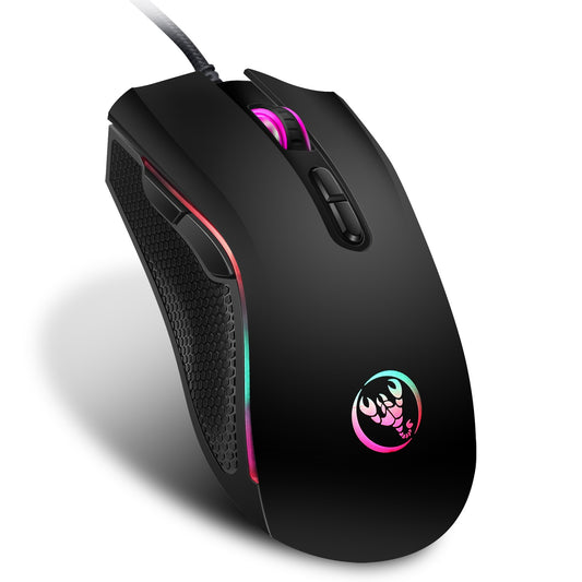 Hongsund High-end Professional Gaming Mouse with 7 LED Backlight Colors.