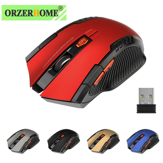 ORZERHOME 2.4GHz Wireless Mouse Optical Mouse 1600DPI 6 Buttons.